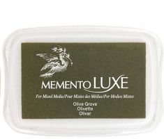 Tsukineko - Memento Luxe - Pigment Ink - Olive Grove